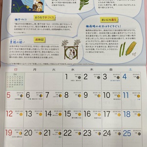 6月の暦