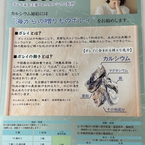 カルシュウム足りてますか？